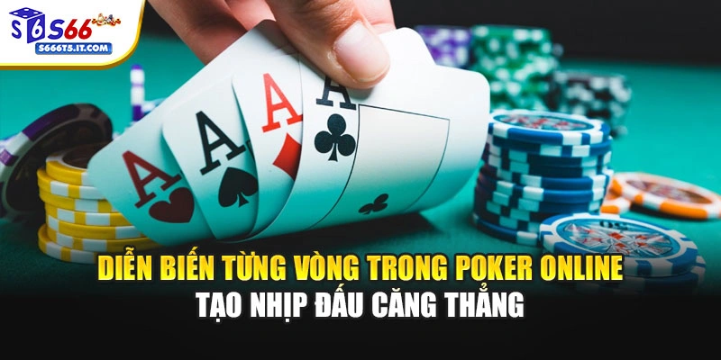 Diễn biến từng vòng trong Poker online